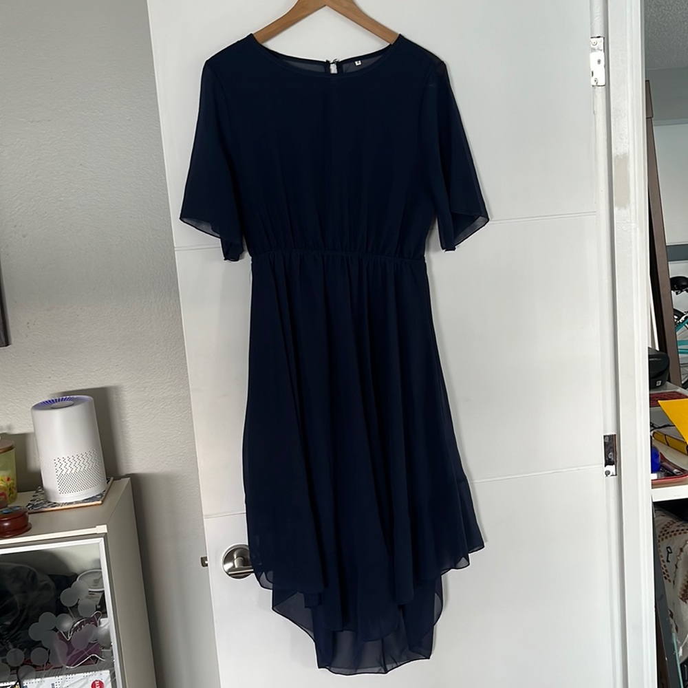 Navy blue dress